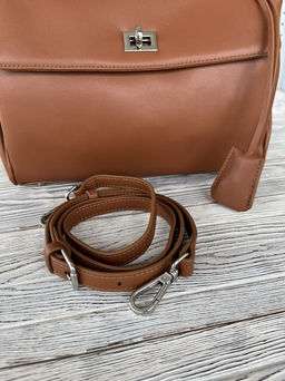 Женская кожаная сумка-портфель 8399-2 Рыжий - Sergio valentini фото 8