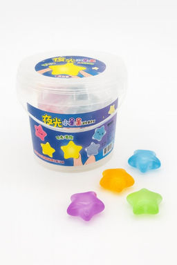 Мялка - антистресс Rainbow star, mix, 1 банка, 20 шт. (12,3*13 см)