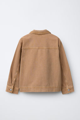 CANVAS OVERSHIRT WITH POCKET - Zara фото 10