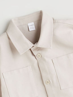 Pamuklu Cepli Erkek ?ocuk G?mlek