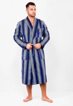 Халат муж. GREG GHL-524-00-синий Халат муж. GREG GHL-524-00-синий