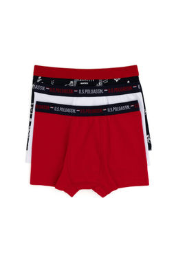 Комплект боксеров U.S. Polo Assn для мальчика набор 3 пары из хлопка  фото 2