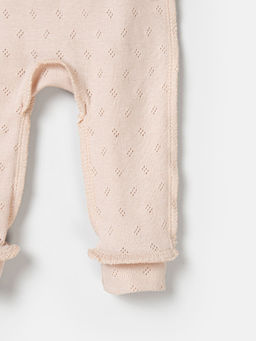 Ползунки Нюд из ажурного хлопка 0+ - Bungly фото 4