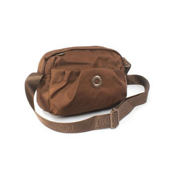 Сумка женская текстиль BoBo-5305, 2отд, плечевой ремень, коричневый 265968