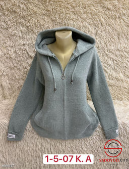 Кардиган женский с капюшоном