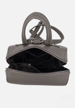 Рюкзак Модель №1606 | кожзам | гладкий | серый | Р921-9 | 33009 - L-craft фото 2