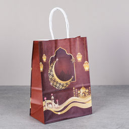 Цена за 12 шт. Пакет подарочный набор 12 штук 27х21х11 см Мусульманский / M364-1/2 /уп 50/ - ГалеонТрейд фото 3