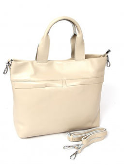 Сумка женская натуральная кожа RM-SH-8203, 1отд+карм/перег, плечевой ремень, бежевый SALE 261760