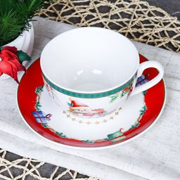 Чайный набор 12 предметов 250 мл / 17-113# /уп 6/ Новый год - Галеонтрейд фото 5