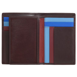 Итальянское кожаное портмоне DuDu серии Tiberio | темно-бордовый - Dudubags фото 4