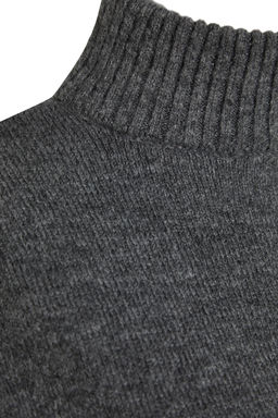 Antrasit Genis Kal?p Yumusak Dokulu Triko Kazak TWOAW23KZ00469 - Trendyolmilla фото 11
