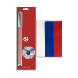 Флагшток настольный с тремя флажками - Simaland фото 4