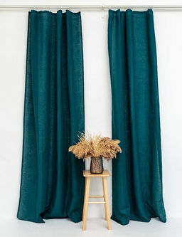 Штора гладкокраш. Маренго тесьма п/лен 155*270 см. - Лен поволжья фото 3