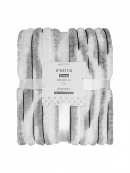 Плед меховой 200x220 серый - Denastia фото 2