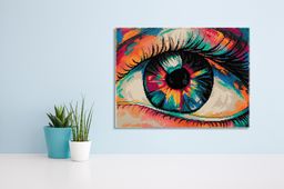 Кристальная (алмазная) мозаика ФРЕЯ ALPD-031 на подрамнике Глаз 40 х 30 см