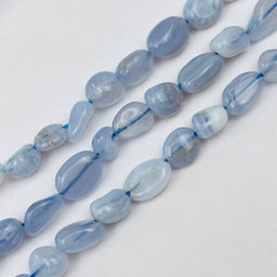 Бусины для украшений из Голубого агата 40 см
