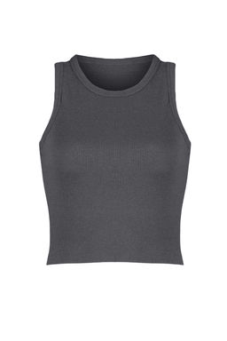 Antrasit-Mint 2li Paket Vucuda Oturan Crop Halter Yaka Fitilli Esnek Orme Atlet TWOSS21AL0058