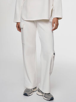 CONTE Брюки из футера с накладными карманами LBK 2584 off-white - Conte elegant фото 2