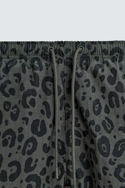 ANIMAL PRINT SHORT SWIMMING TRUNKS - Zara фото 3