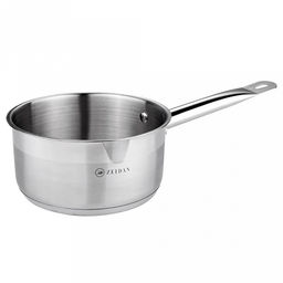 "Zeidan" Сотейник из нержавеющей стали 2,3л, д18см, со сливом, наружная комбинированная полировка, внутренняя матовая полировка, 3-x слойное капсулированное индукционное дно (Китай) Подходит для всех видов плит, включая индукционную!