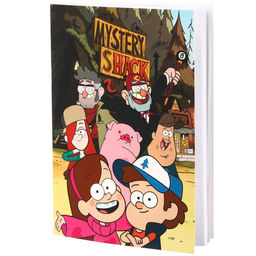 Блокнот А5, на скрепке, 40 листов, Гравити Фолз
