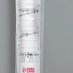 Карниз для ванной Доляна, телескопический, 110-200 см, серый