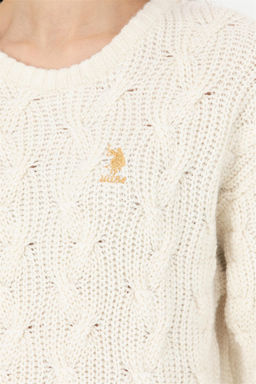 Женский свитер из каменного меланжа - U.s. polo assn фото 7