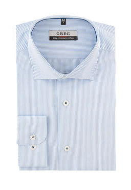 Сорочка мужская длинный рукав GREG 221/131/7337/Z/1p  фото 2