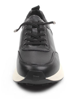 03-A9050-1 BLACK Кроссовки женские (натуральная кожа)