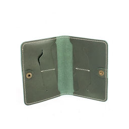 Обложка для паспорта Croco-П-1109 натуральная кожа зеленый тем пулл-ап (205) 265422  фото 3