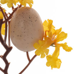 Ветка искусственная "Пасхальная", L10 W3 H16 см