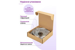 Сковорода глубокая 28 см ГАРМОНИЯ ВКУСА Черный мрамор С КРЫШКОЙ ф28, с/р, 51,5*29*12 см - Elan gallery фото 14