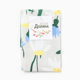 Полотенце кух. Доляна Цвети 28х46 см, рогожка, 100% хл, 160г/м2  фото 6