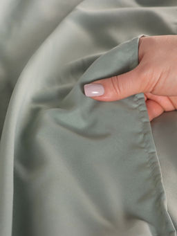 Постельное бельё 1.5 спальное, Тафтинг квадрат, ручная работа, 143?215 см,150?230 см,50?70 см-2 шт., зелёное, 110 г/м? - Lovelife фото 4