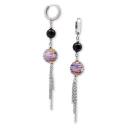 Серьги из муранского стекла LAVANDER GLOW LS3228