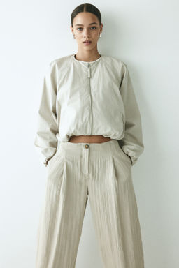 Pantal?n barrel con efecto arrugado - H&m фото 5