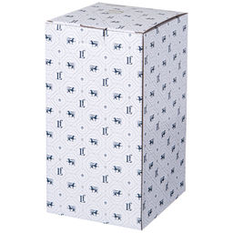 НАБОР САЛАТНИКОВ LEFARD HERBAL НА МЕТАЛЛ. ПОДСТАВКЕ 4 ШТ. 11,5*6 СМ 450 МЛ СИНИЙ  фото 3