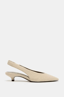 SHEARLING EFFECT SLINGBACK SHOES - Zara фото 2