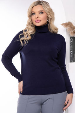 Водолазка Зимняя история (темно-синяя) Б14536-20М - Lt collection фото 7