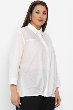 Рубашка Глейдис (белая) Б14240-18М - Lt collection фото 7