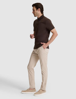 Bej Slim Fit Pamuk Kar___ml_ Kanvas Pantolon