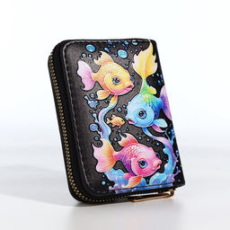 Кошелёк на молнии, чёрный