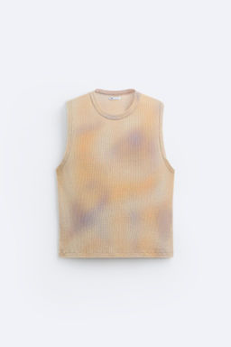 OMBRE PRINT KNIT T-SHIRT - Zara фото 6