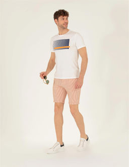 Turuncu Slim Fit Beli Lastikli _izgili _ort - Pierre cardin фото 5