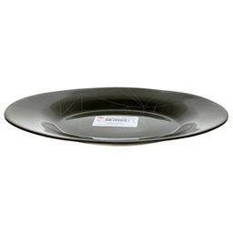 "Линеа Блэк (Linea Black)" Тарелка мелкая стеклянная д195мм, h15мм, Pasabahce (Россия)