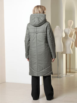 25403 Пальто т.оливковый