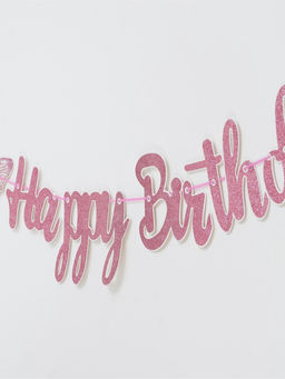 Цена за 2 шт. Гирлянда Happy Birthday «Бабочки»