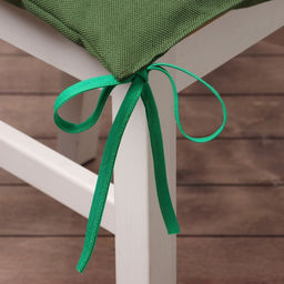 Подушка на стул «Этель» Freedom green, 42×42 см, зелёная