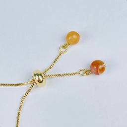 Браслет регулируемый с Агатом - Радуга самоцветов фото 3