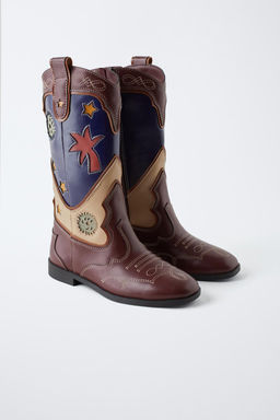 EMBELLISHED COWBOY BOOTS - Zara фото 3